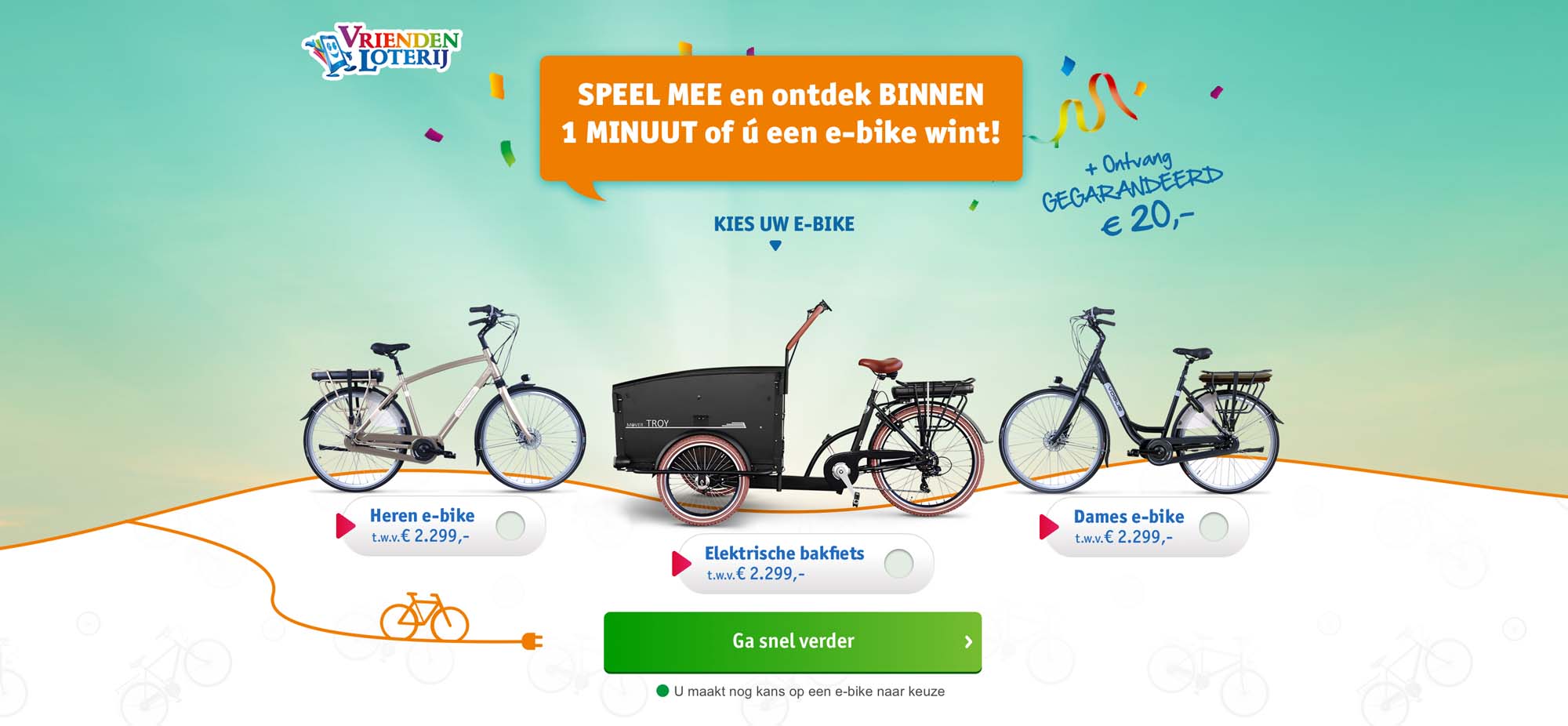 VriendenLoterij E-bike Campaign